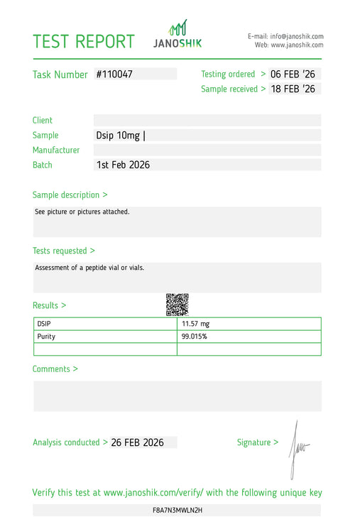 DSIP 10mg – Research Peptide | Tides Lab